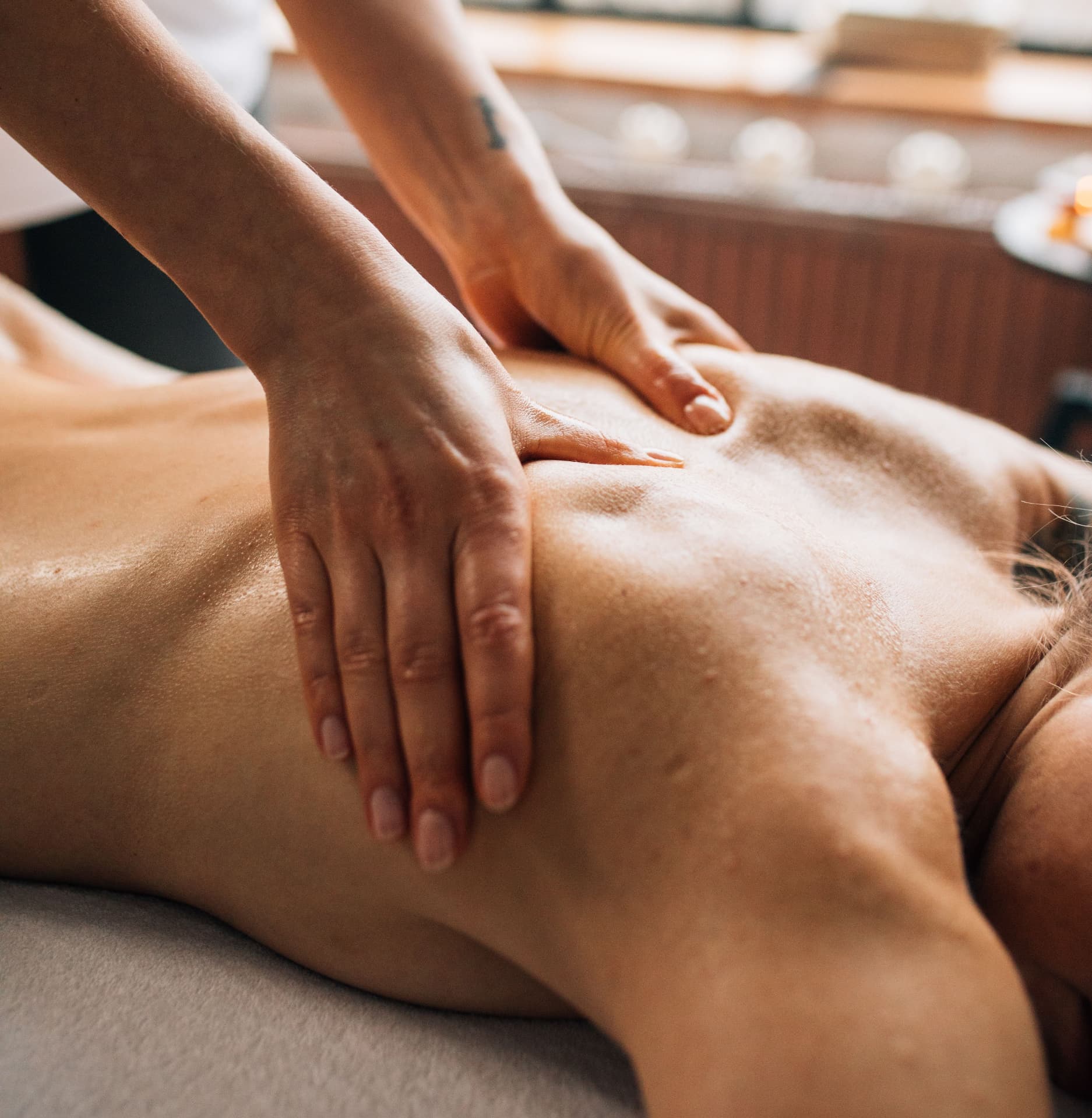 Sports massage treatment